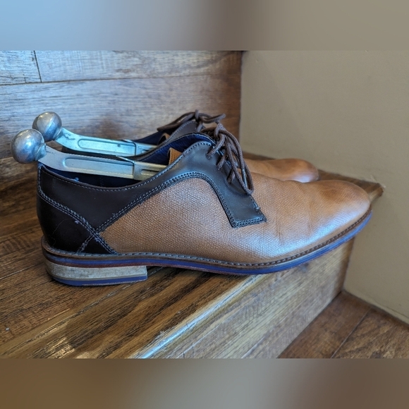 TED BAKER Men's Tan Fussel dress Shoes Sz 11 - Picture 9 of 13